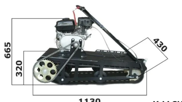Мотобуксировщик XTREME-MOTORS "Конек-Горбунок" 6.5 л.с. в Камышине