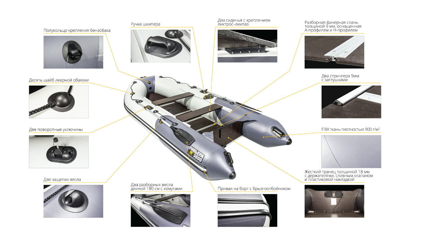 Лодка Ривьера Компакт 2900 СК в Камышине