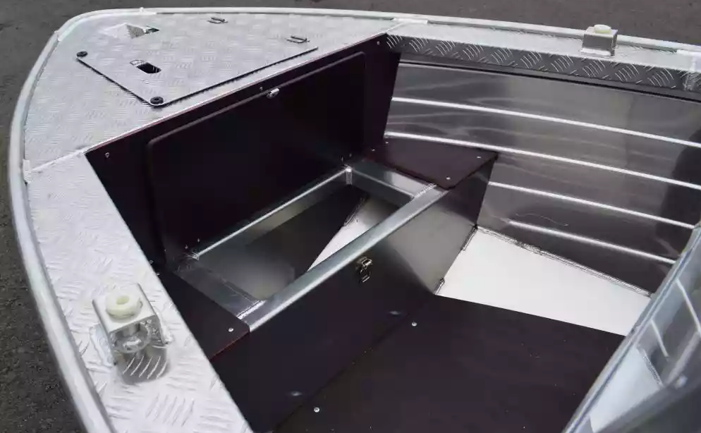 Алюминиевая лодка Wyatboat-390 DCM Увеличенный борт в Камышине