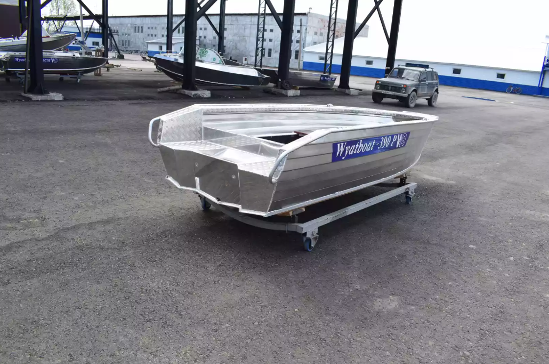 Алюминиевая лодка Wyatboat-390Р Увеличенный борт в Камышине
