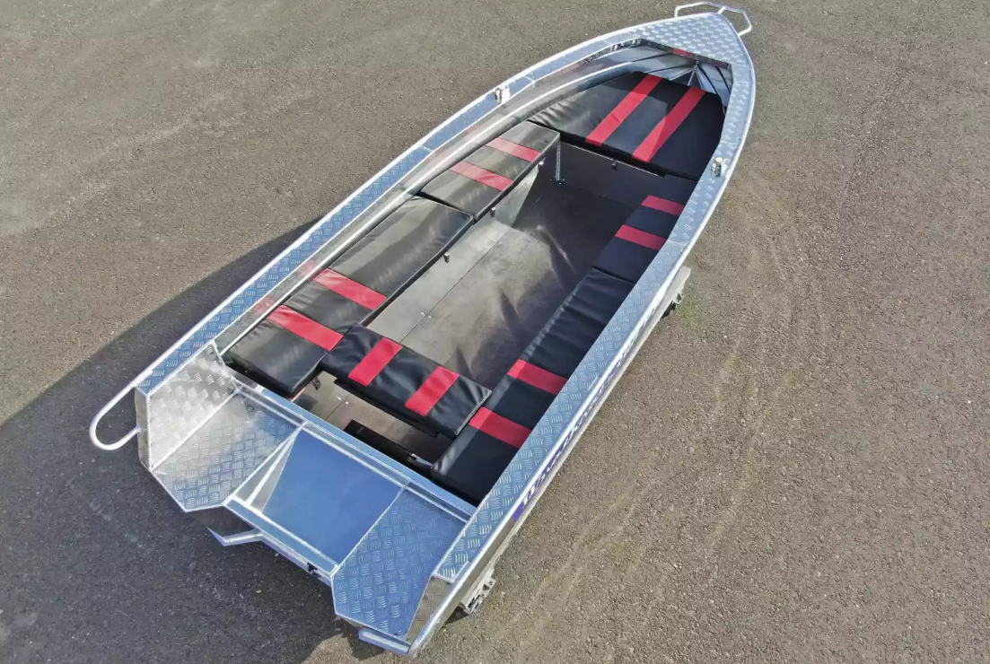 Алюминиевая лодка Wyatboat-390РМ увеличенный борт в Камышине