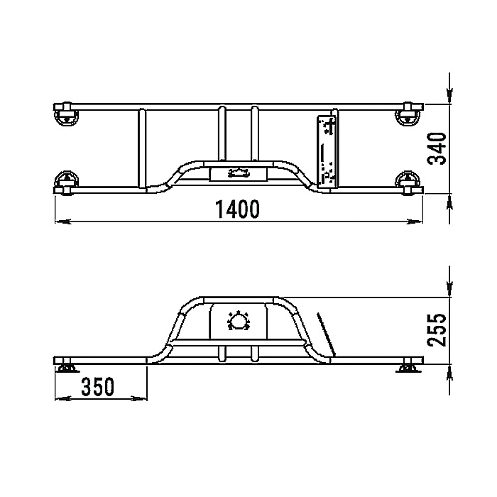 Стойка рулевая с бортовым креплением малая в Камышине