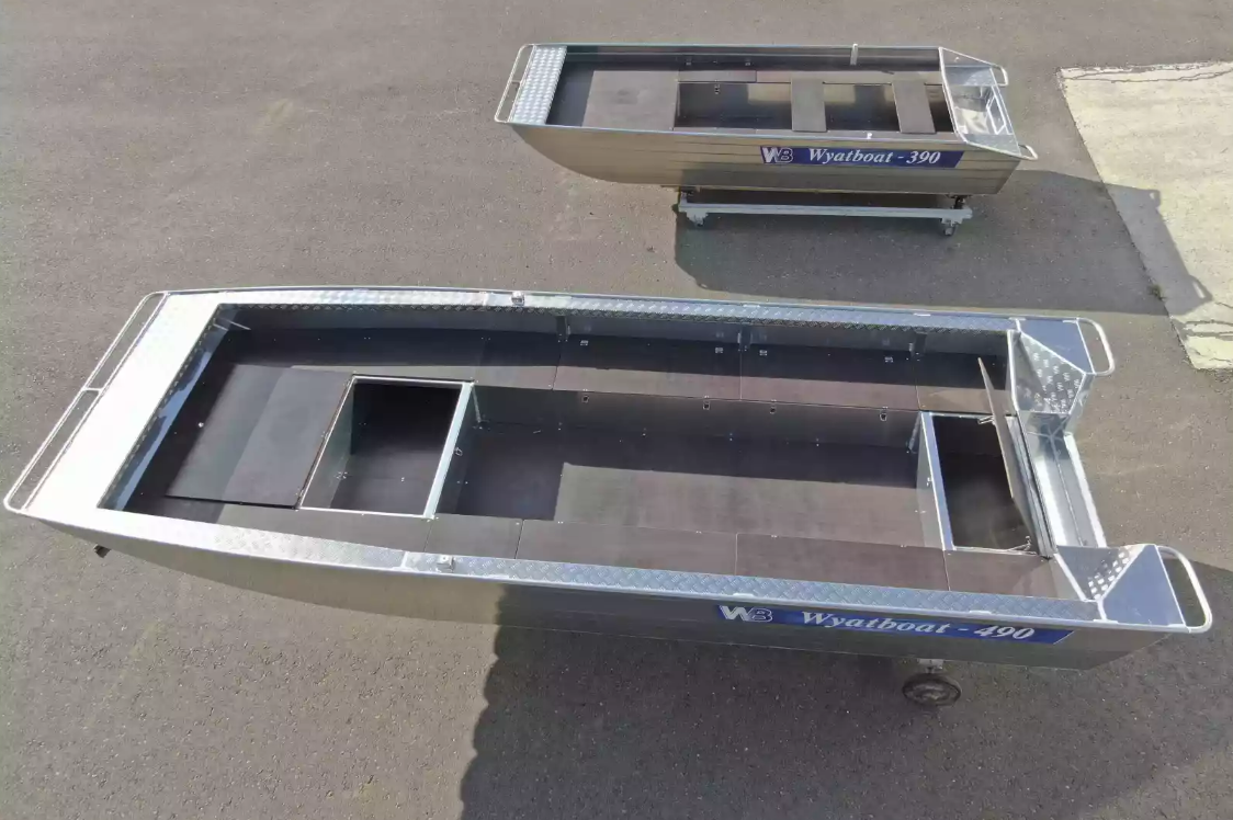 Алюминиевая лодка Wyatboat-490 Jonboat в Камышине
