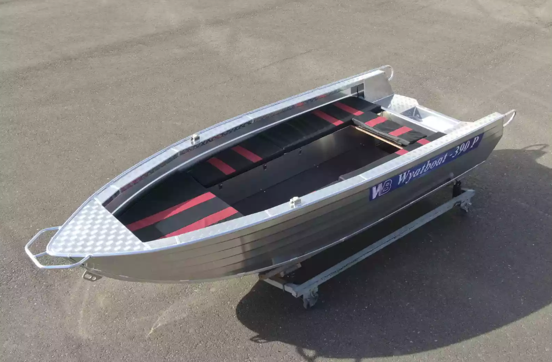 Алюминиевая лодка Wyatboat-390РМ увеличенный борт в Камышине