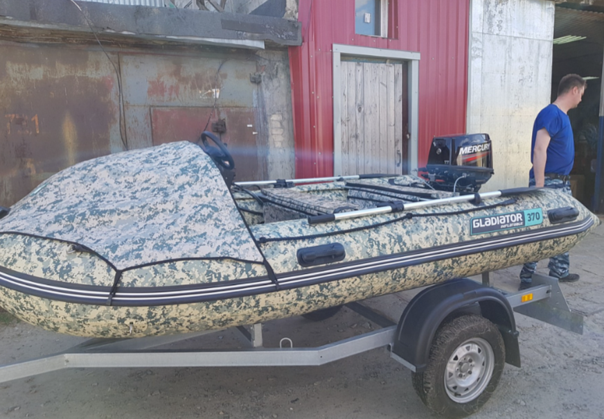 НАДУВНАЯ ЛОДКА GLADIATOR C370AL в Камышине