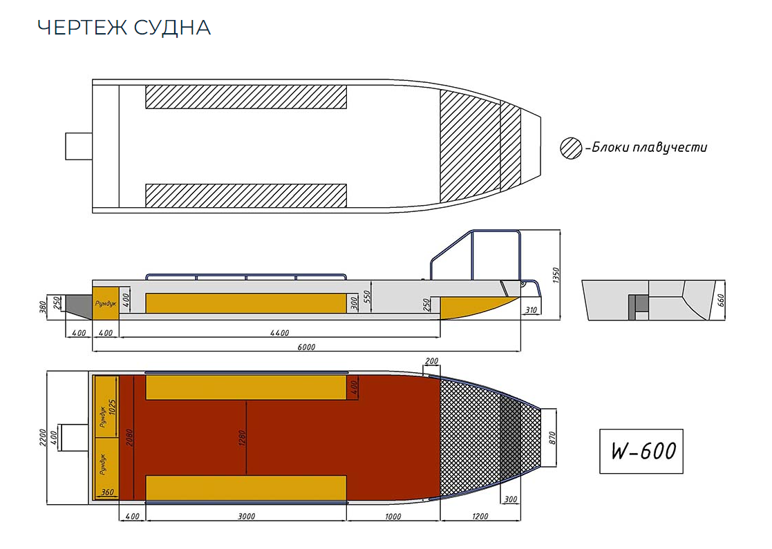 Алюминиевая лодка Wyatboat-600 в Камышине