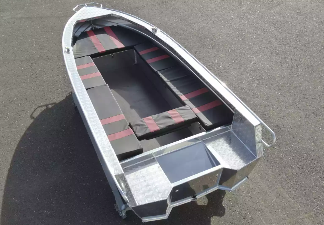 Алюминиевая лодка Wyatboat-390РМ увеличенный борт в Камышине