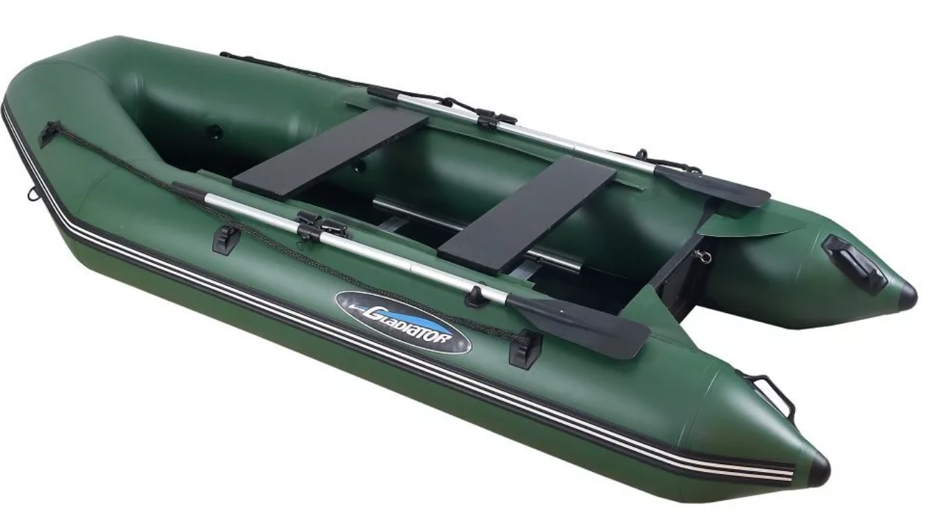 МОТОРНО-ГРЕБНАЯ ЛОДКА ПВХ GLADIATOR A 280 ТК С ФАНЕРНЫМ ДНОМ в Камышине