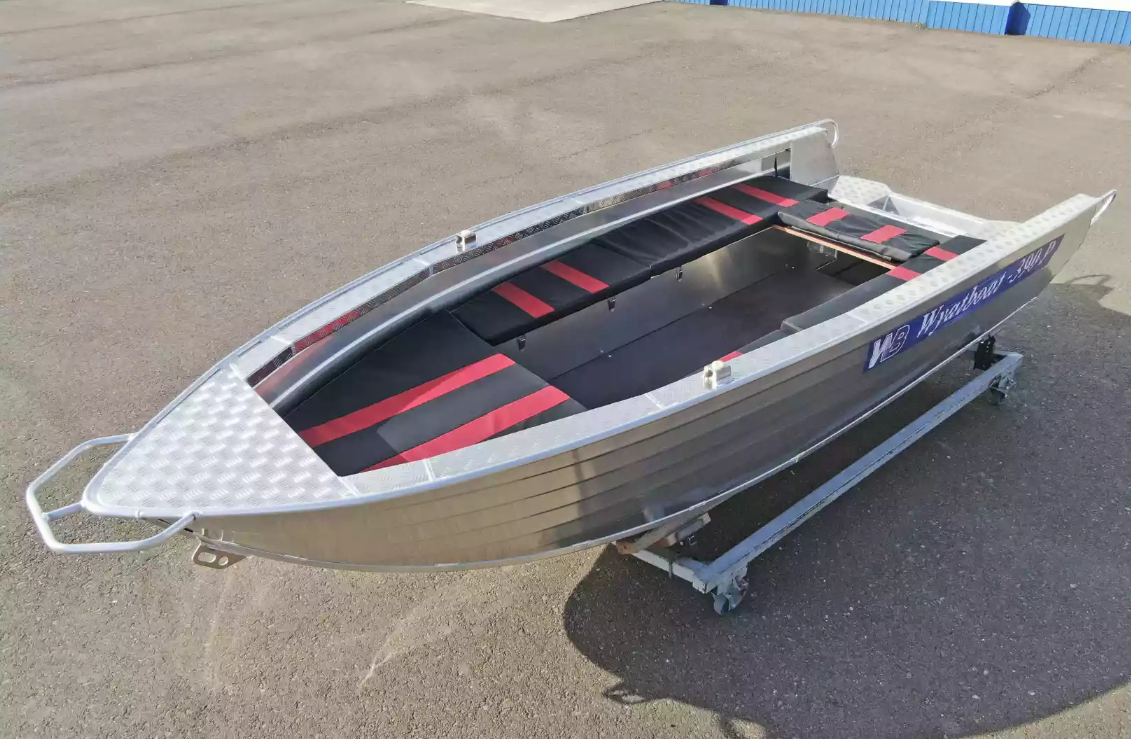 Алюминиевая лодка Wyatboat-390РМ увеличенный борт в Камышине