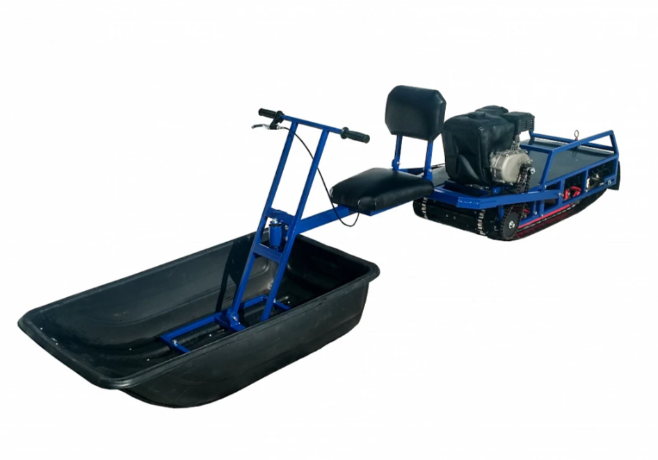 Мотобуксировщик толкач Альбатрос-XL8 с модулем. С фарой, склизы в Камышине