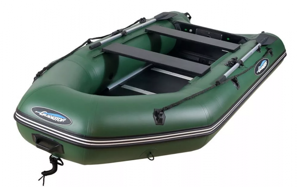 МОТОРНО-ГРЕБНАЯ ЛОДКА ПВХ GLADIATOR A 320 ТК С ФАНЕРНЫМ ПОЛОМ в Камышине