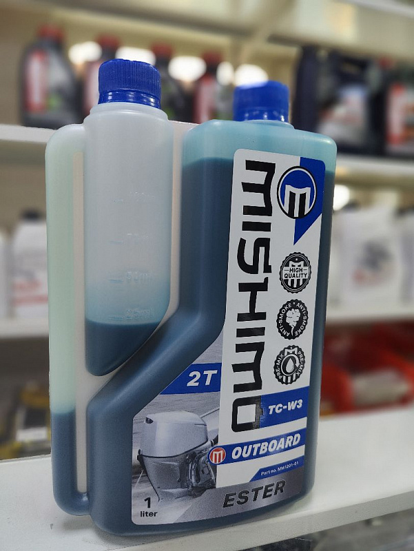 Масло MISHIMO 2T OUTBOARD (ESTER) полусинтетика 1 л в Камышине