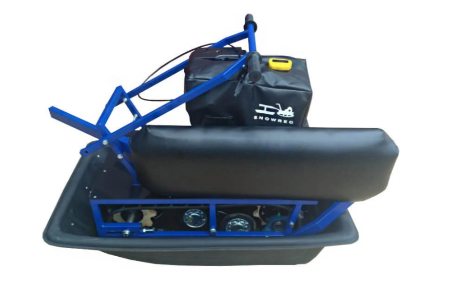 Мини-мотобуксировщик Альбатрос-М с фарой в Камышине