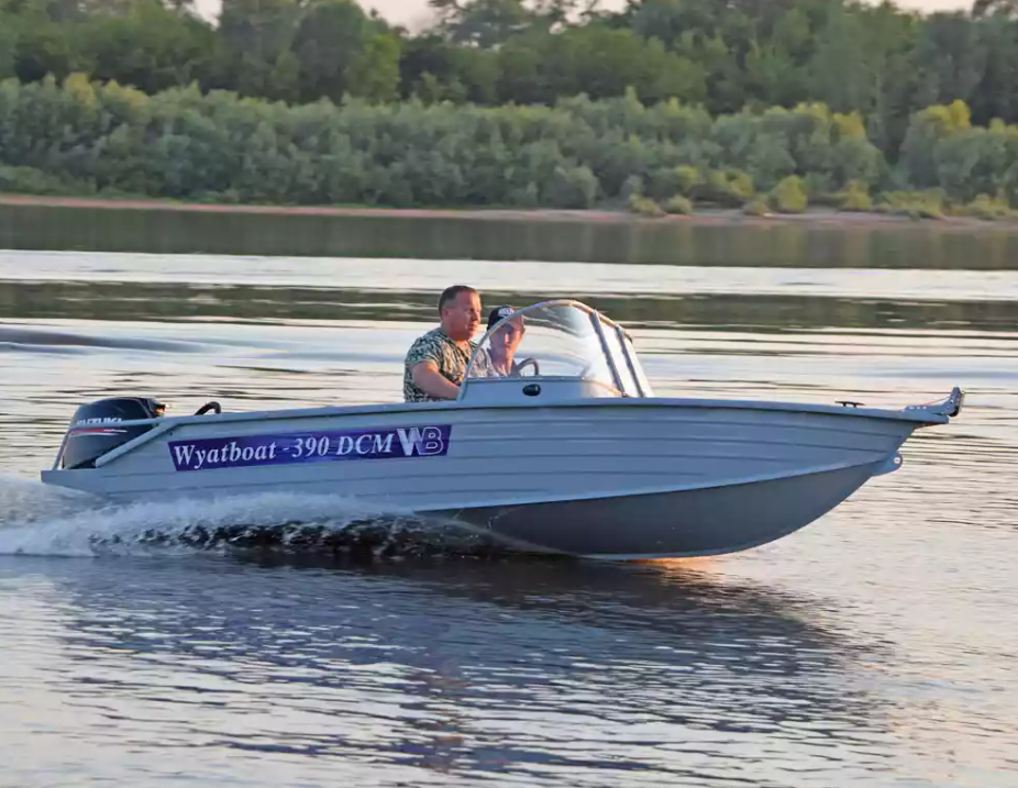 Алюминиевая лодка Wyatboat-390 DCM в Камышине