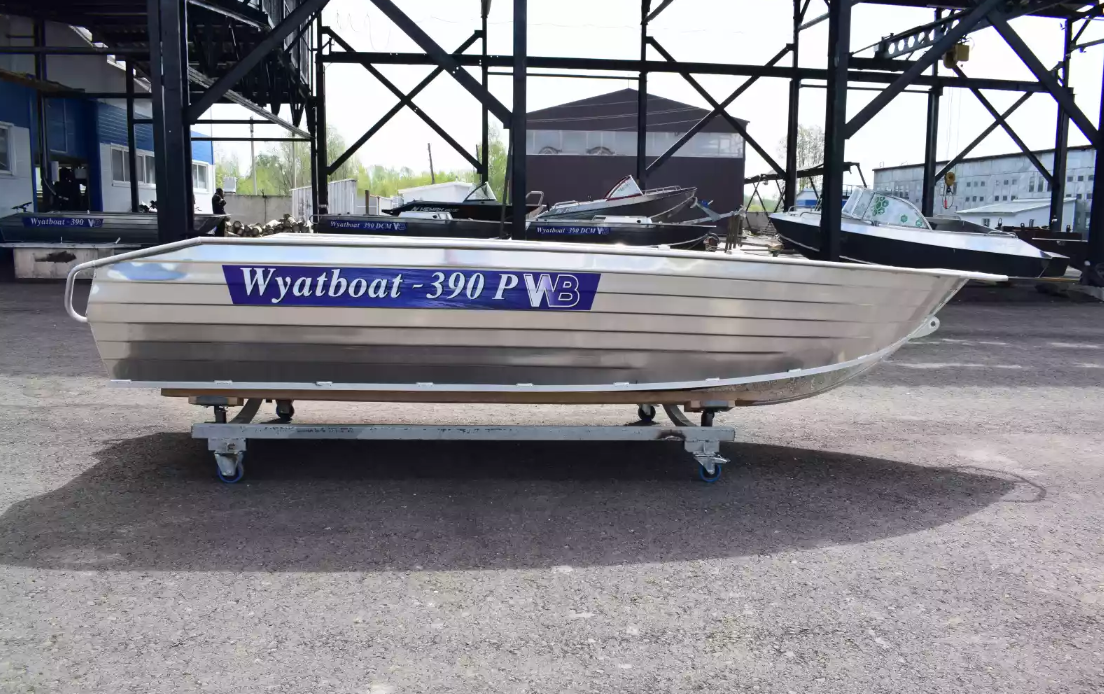 Алюминиевая лодка Wyatboat-390Р Увеличенный борт в Камышине
