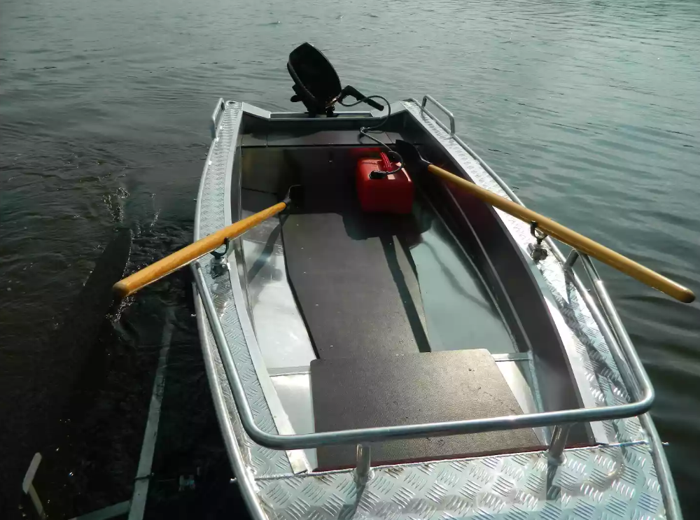 Алюминиевая лодка Wyatboat-390 У в Камышине