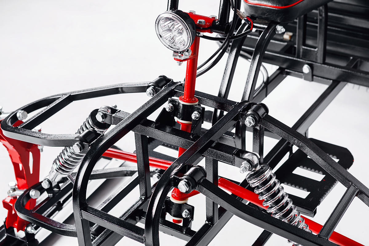 Лыжный модуль IKUDZO TERRAIN с подогревом ручек металлические лыжи в Камышине