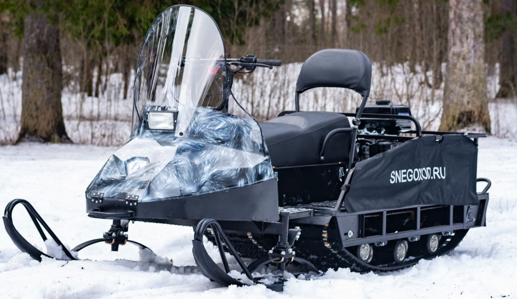 Миниснегоход Бурлак Егерь Экспедитор 15 л.с. , реверс, тормоз, капот белый в Камышине