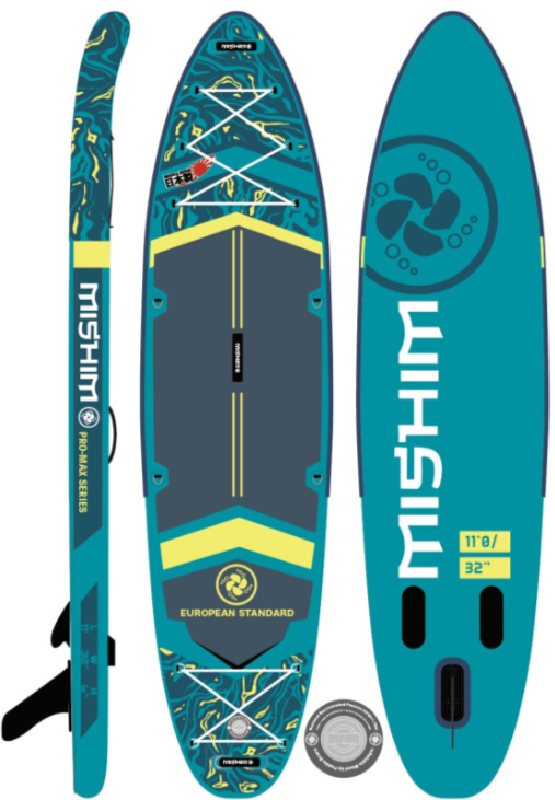 SUP (САП) Доска MISHIMO PRO-MAX Light Teal 11’ (335см) в Камышине