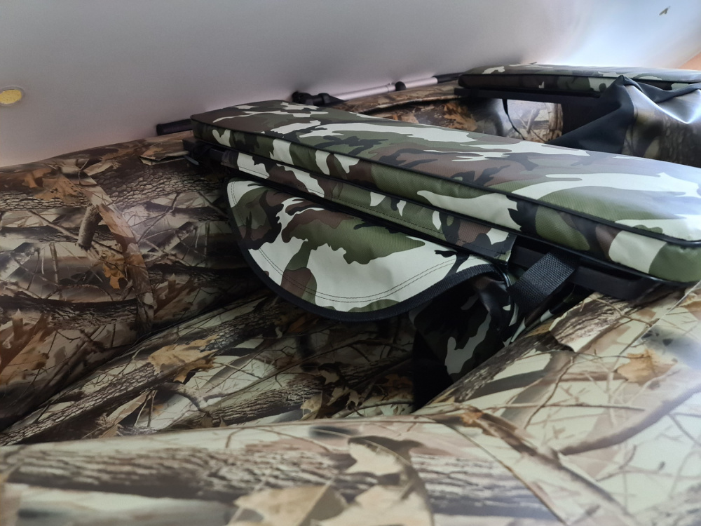 КОМПЛЕКТ МЯГКИХ НАКЛАДОК С СУМКОЙ ДЛЯ ЛОДОК 80Х20 КАМУФЛЯЖ в Камышине