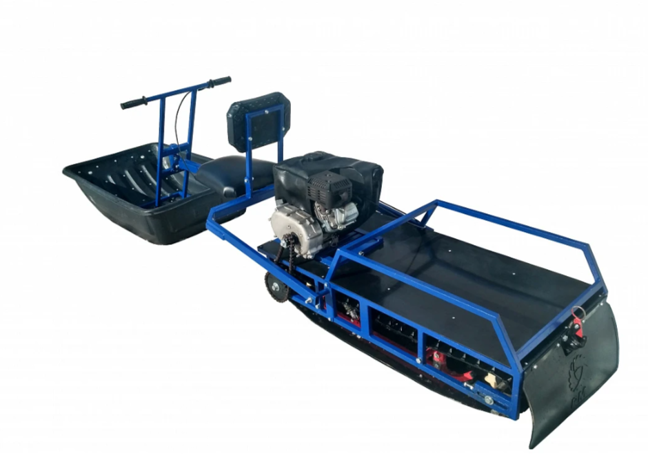 Мотобуксировщик толкач Альбатрос-XL8 с модулем. С фарой, склизы в Камышине