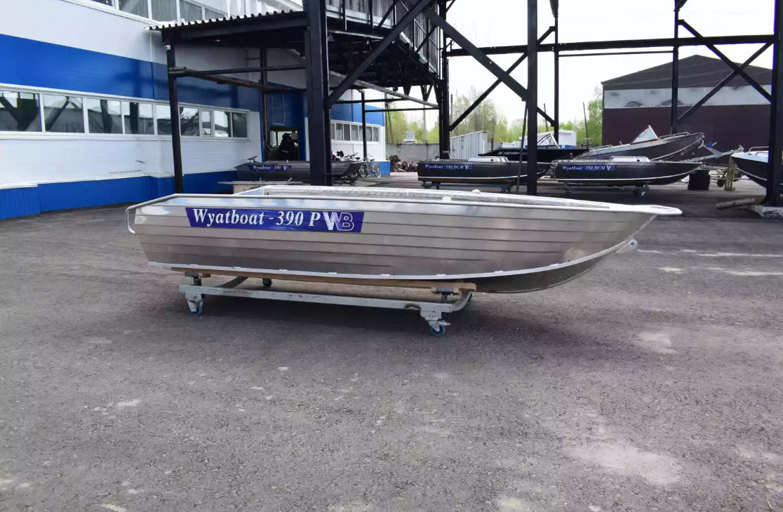 Алюминиевая лодка Wyatboat-390Р Увеличенный борт в Камышине