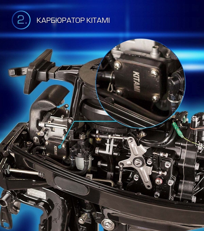 Лодочный мотор MARLIN PROLINE MP 9.9 (20) AWRL FORCE в Камышине