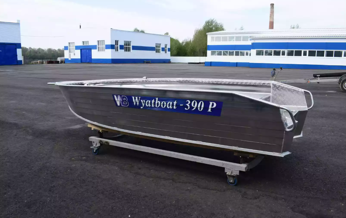 Алюминиевая лодка Wyatboat-390Р Увеличенный борт в Камышине