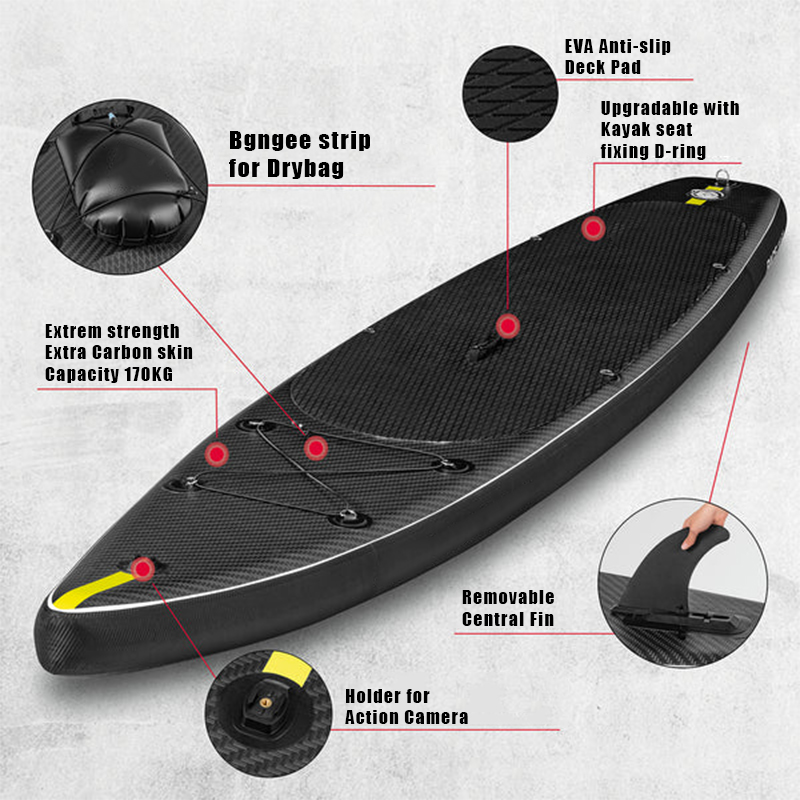 SUP (САП) ДОСКА MISHIMO CARBON DARKSIDE 10.6’ (325СМ) в Камышине