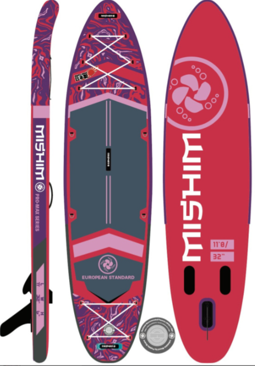 SUP (САП) Доска MISHIMO PRO-MAX Viva Magenta 10.6’ (320см) в Камышине