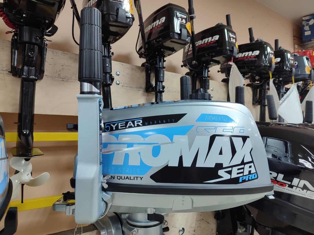 Лодочный мотор PROMAX SP5FHS (внешний бак 12 л) в Камышине