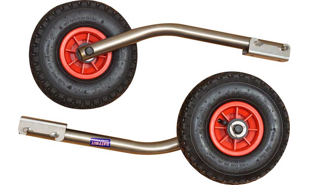 Транцевые колеса модульные удлиненные из нержавеющей стали в Камышине