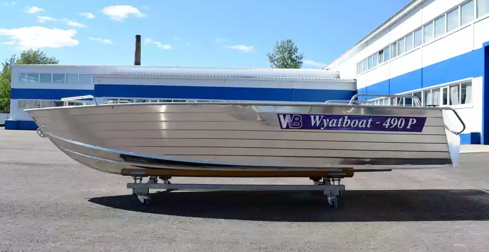 Алюминиевая лодка Wyatboat-490 P в Камышине