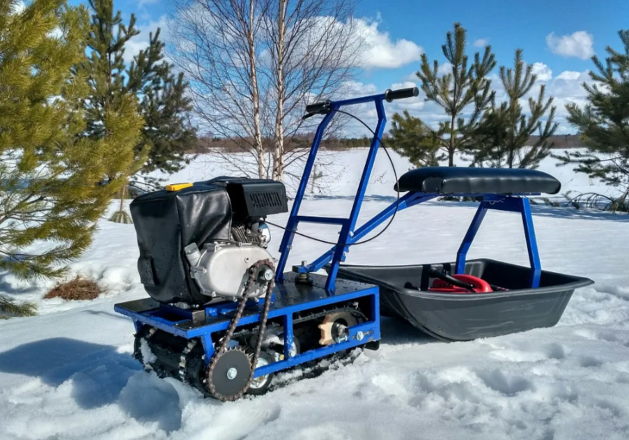 Мини-мотобуксировщик Альбатрос-М без фары в Камышине