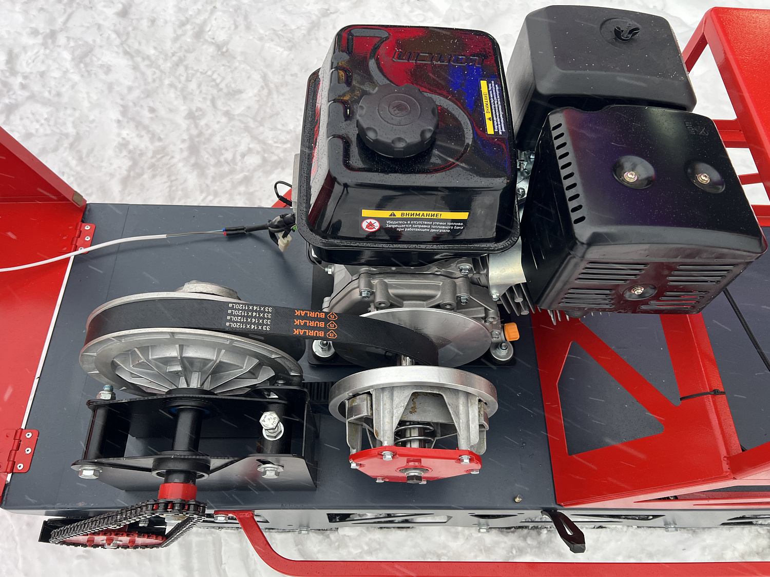 Мотобуксировщик EX-MOTO SNOWDOG S500 15л.с в Камышине