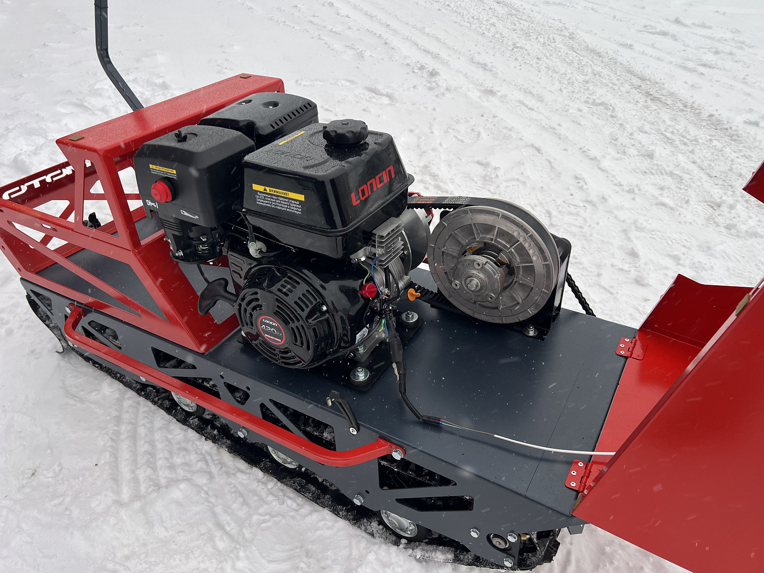 Мотобуксировщик EX-MOTO SNOWDOG S500 15л.с в Камышине