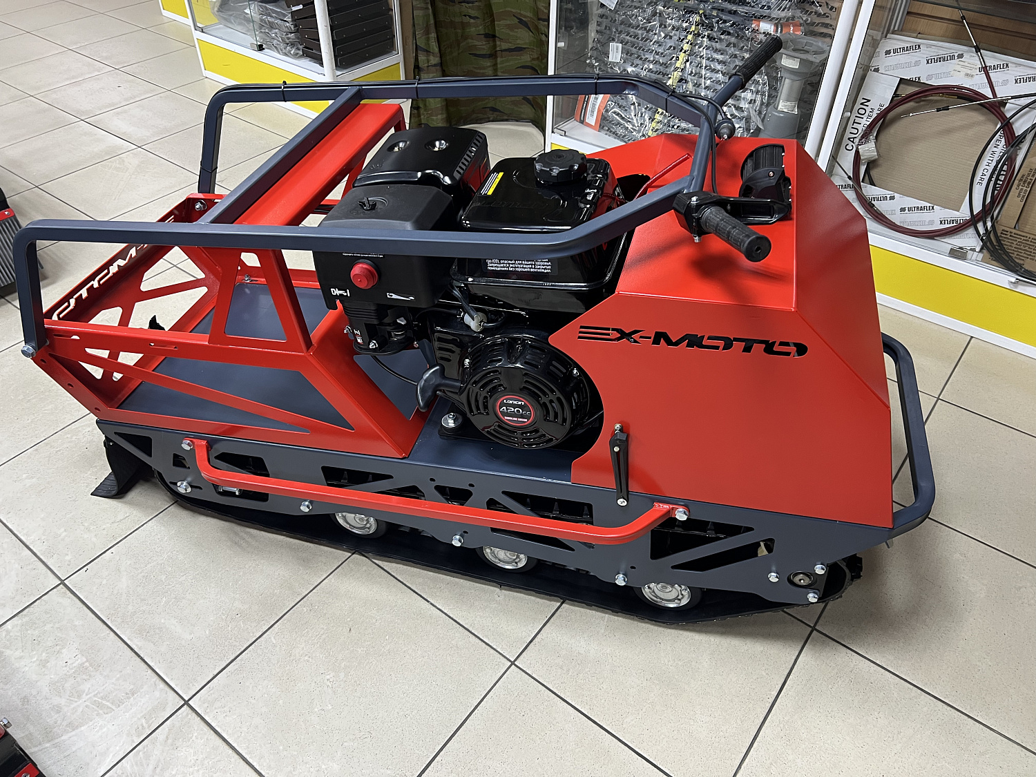 Мотобуксировщик EX-MOTO SNOWDOG S500 15л.с в Камышине