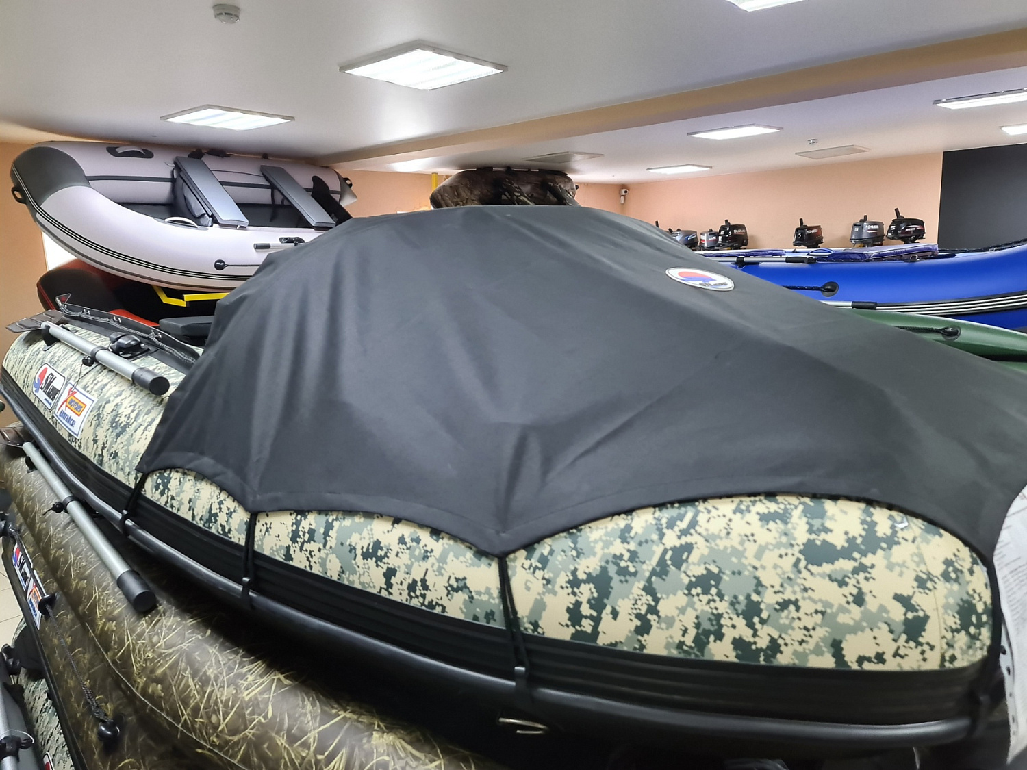 КОМПЛЕКТ НОСОВОГО ТЕНТА К ЛОДКЕ SMARINE AIR MAX 360 ЧЕРНЫЙ в Камышине