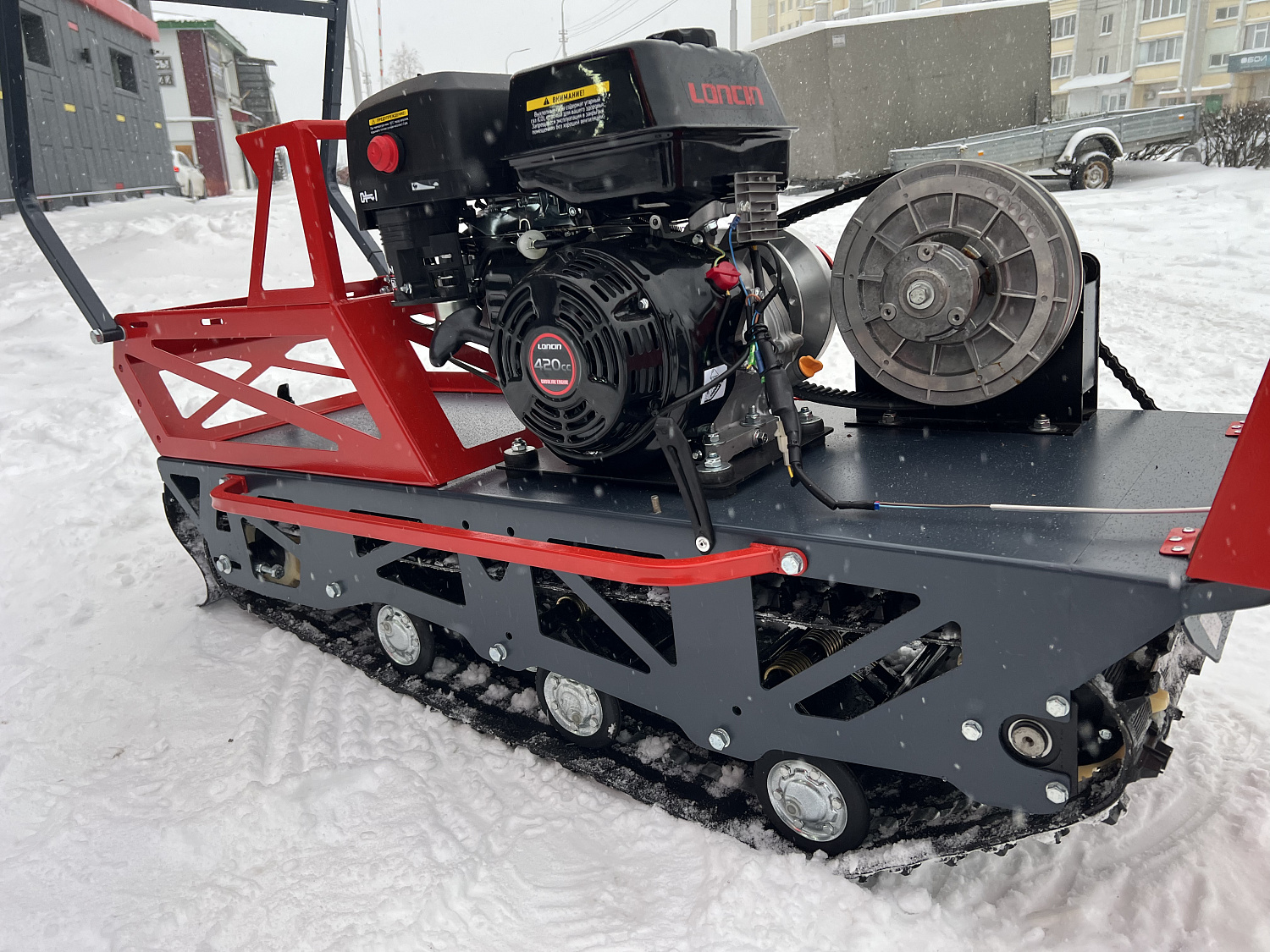 Мотобуксировщик EX-MOTO SNOWDOG S500 15л.с в Камышине