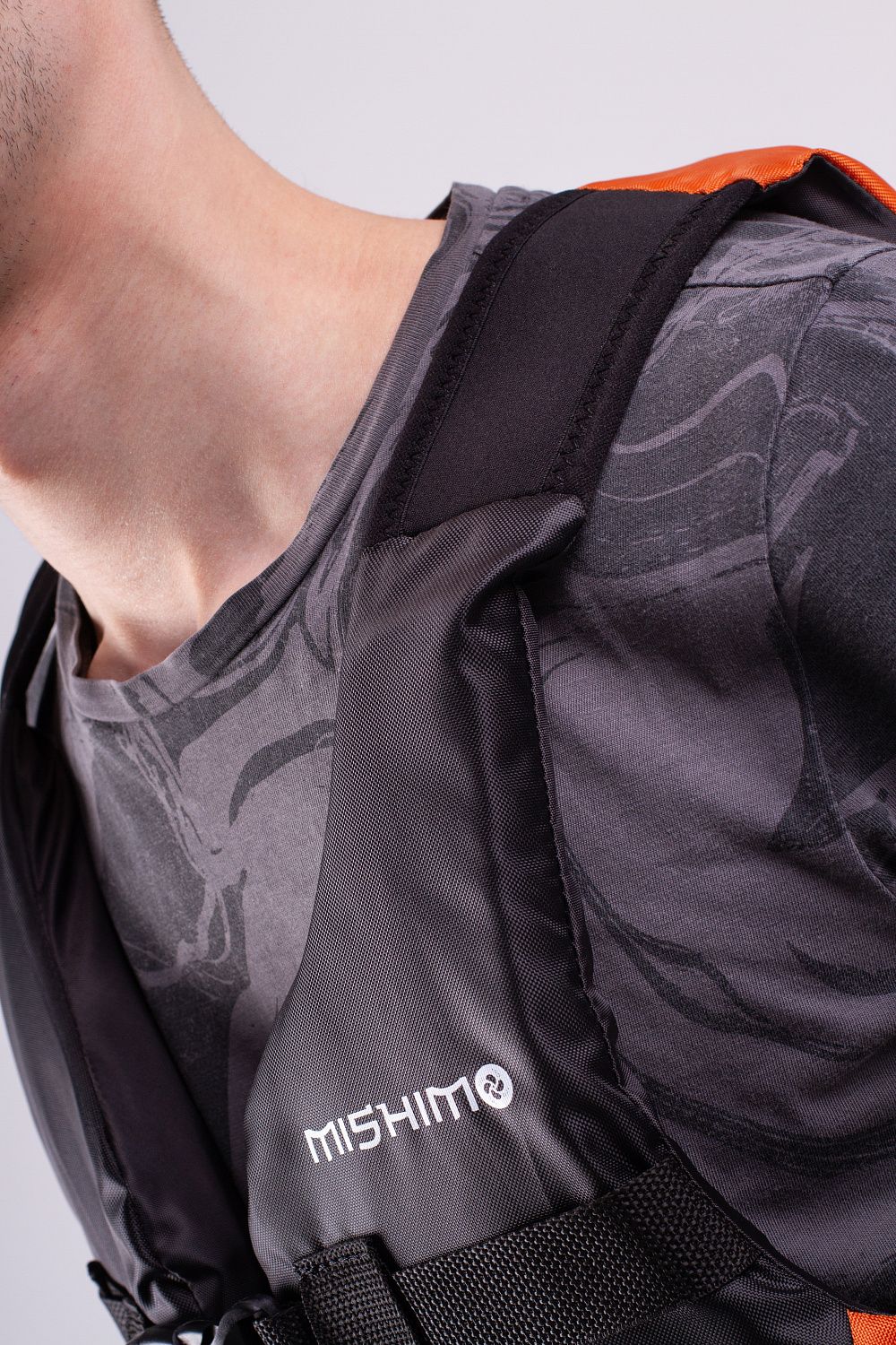 Жилет спасательный MISHIMO PRO Премиум качества Черно-оранжевый в Камышине