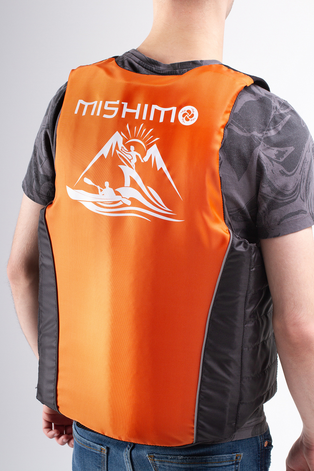 Жилет спасательный MISHIMO PRO Премиум качества Черно-оранжевый в Камышине