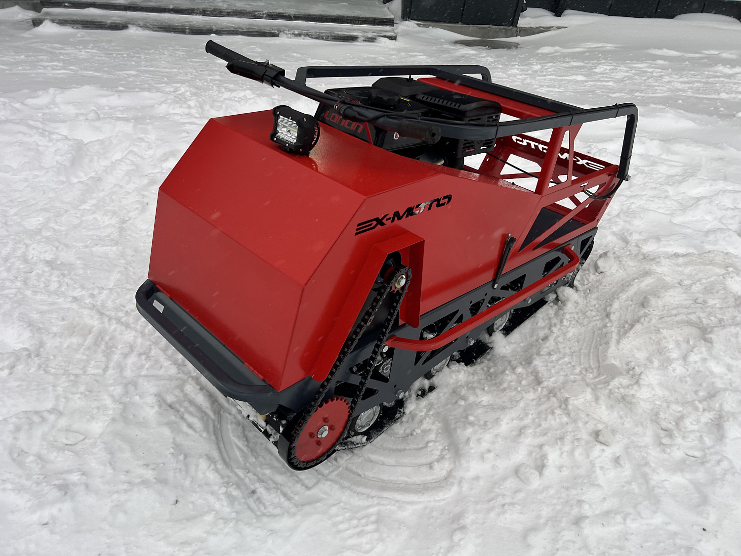 Мотобуксировщик EX-MOTO SNOWDOG S500 15л.с в Камышине